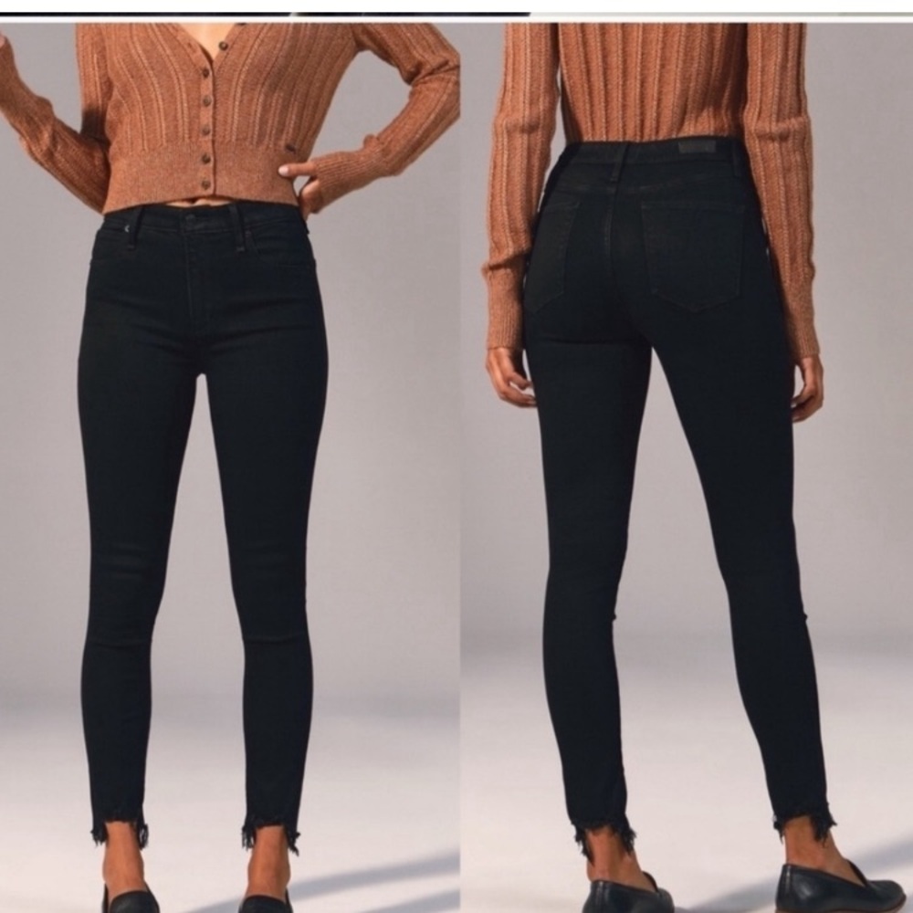 Abercrombie Super Skinny Ankle High
Rise jeans
